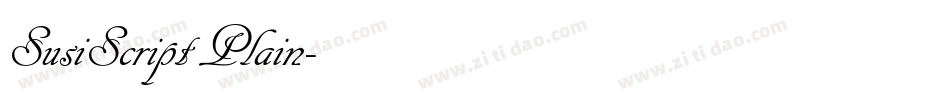SusiScript Plain字体转换